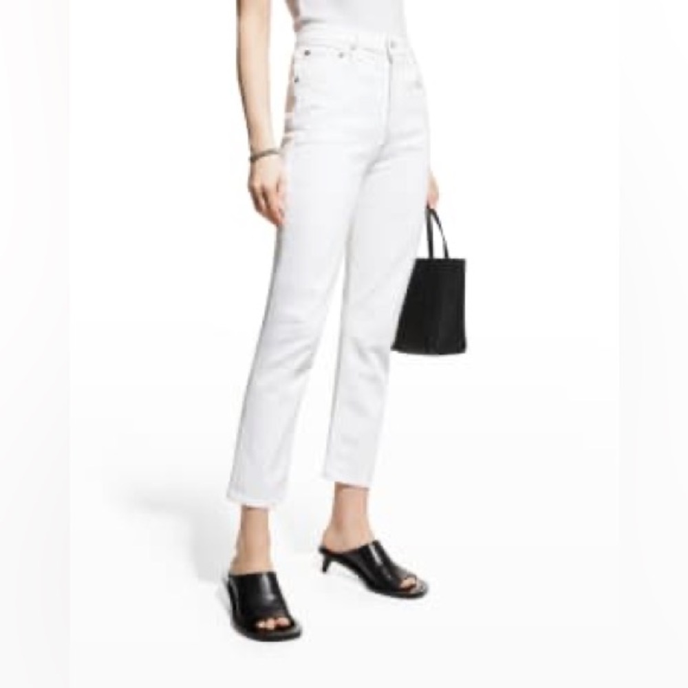 AGOLDE
Riley Cropped Straight Leg Jeans Raw Hem (16)